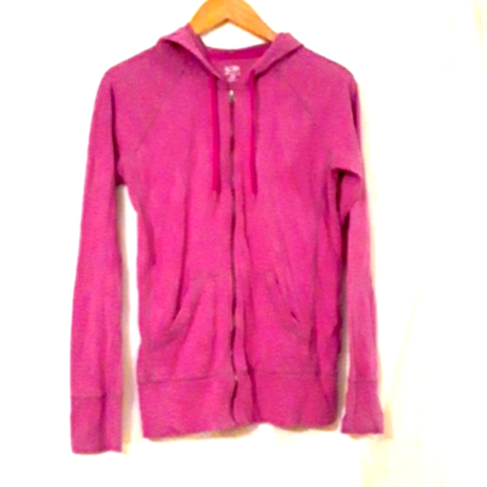 Champion Purple Hoodie Full Zip Jacket Size Small